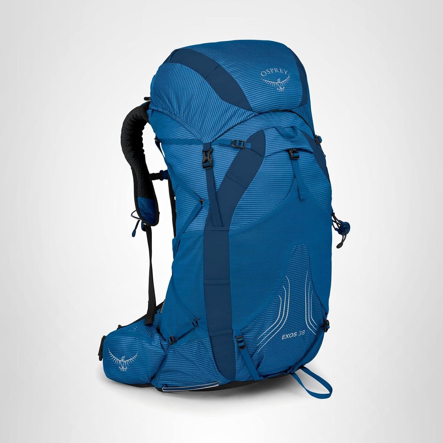 imageOsprey Exos 38 Mens Ultralight Backpacking BackpackBlue Ribbon