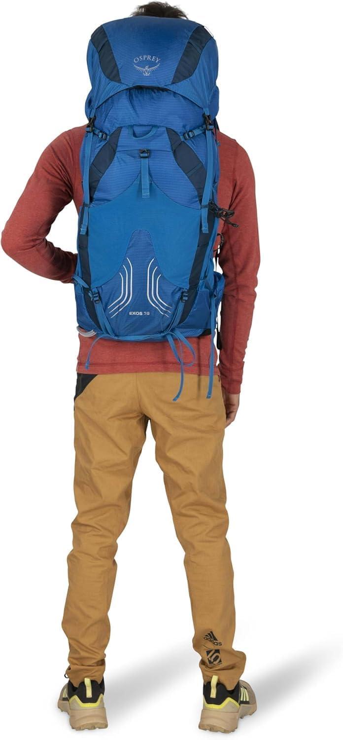 imageOsprey Exos 38 Mens Ultralight Backpacking BackpackBlue Ribbon