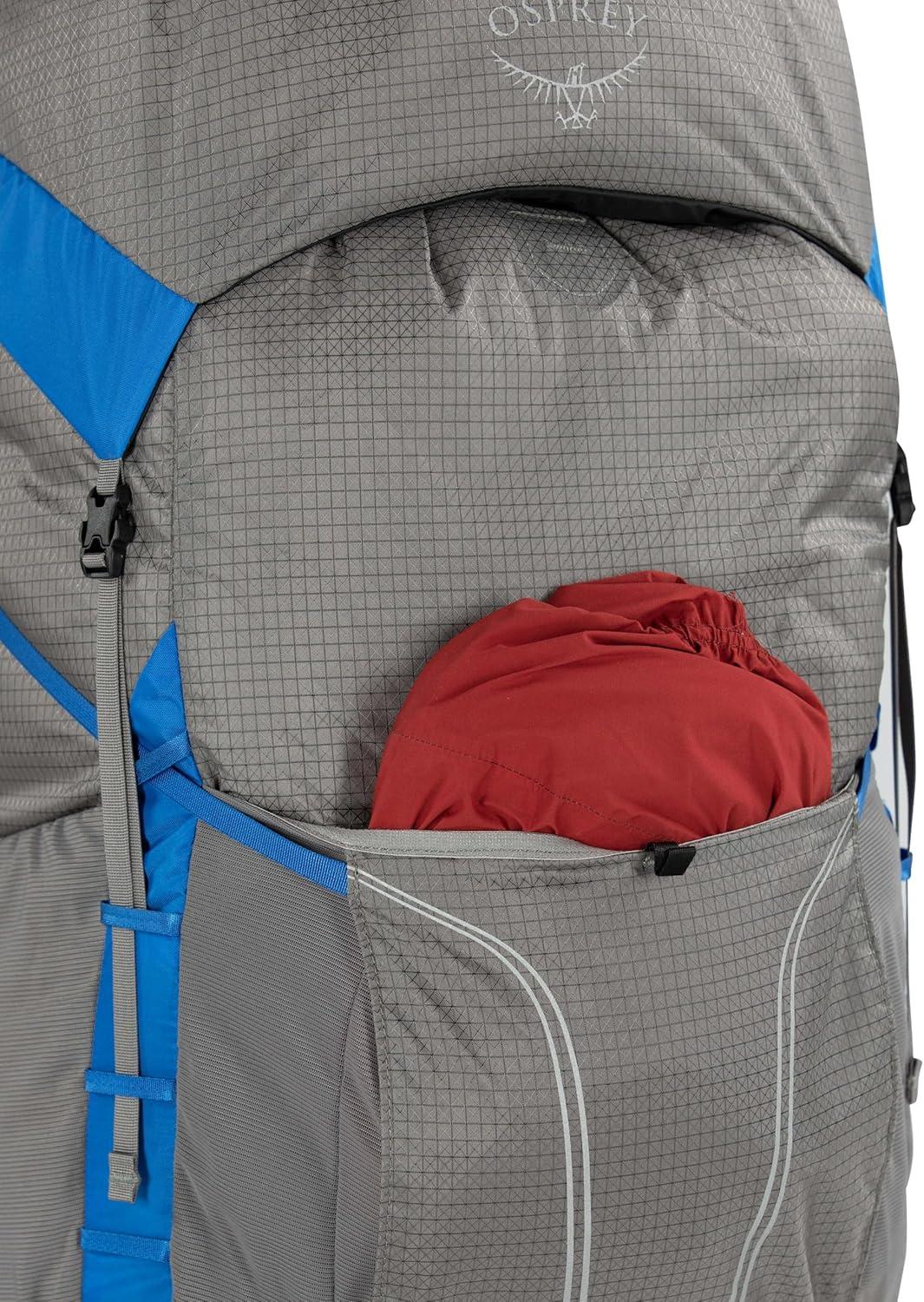 imageOsprey Exos Pro 55L Mens Backpacking Backpack Dale GreyAgam Blue SMLargeXLarge