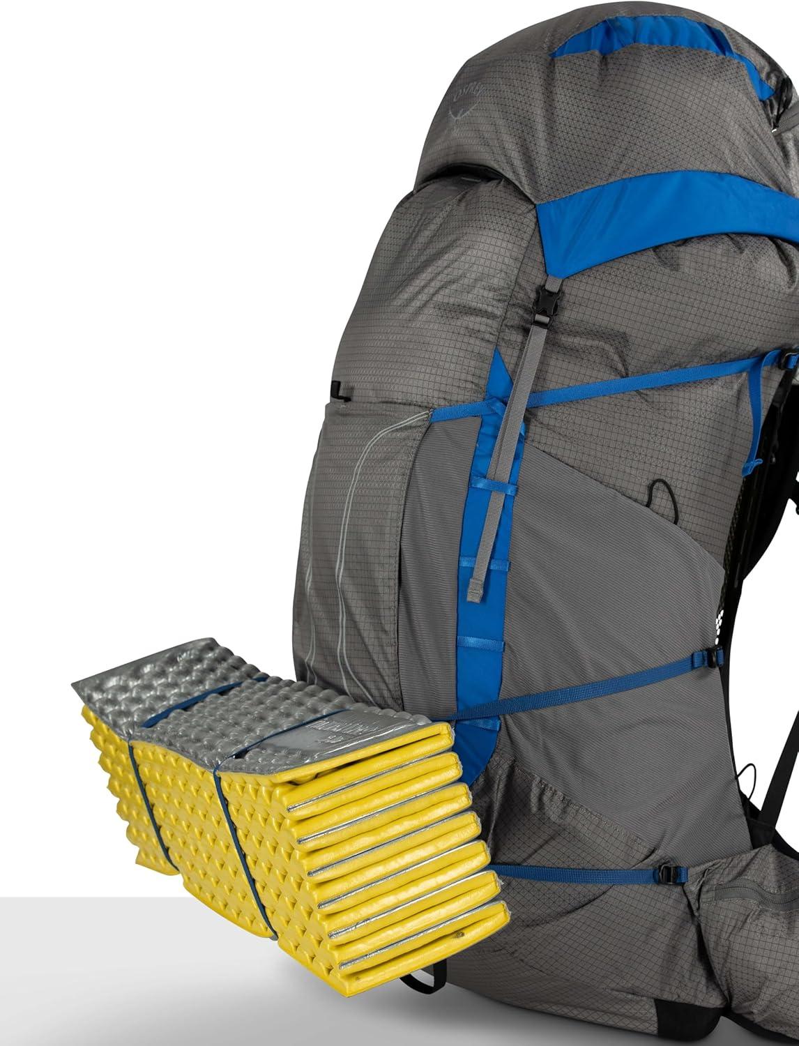 imageOsprey Exos Pro 55L Mens Backpacking Backpack Dale GreyAgam Blue SMLargeXLarge