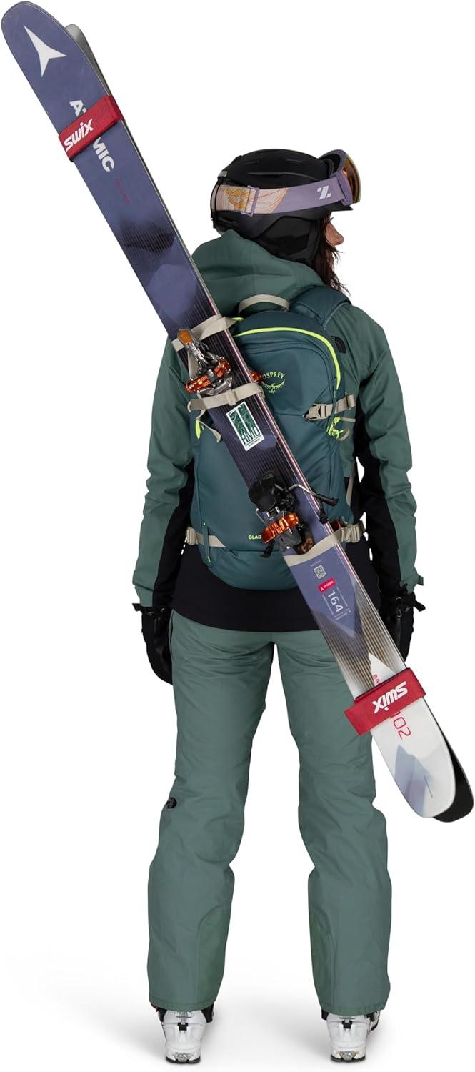 imageOsprey Glade Ski and Snowboard Hydration Backpack ColdWeather Winter 25L Water Reservoir and Insulated HarnessCascade Blue