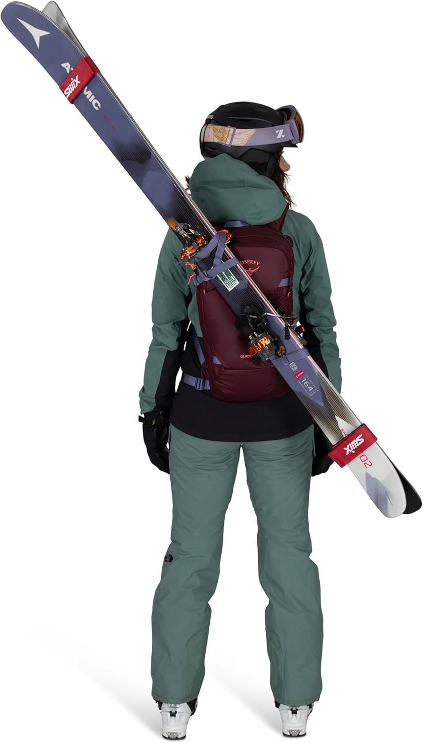 imageOsprey Glade Ski and Snowboard Hydration Backpack ColdWeather Winter 25L Water Reservoir and Insulated HarnessCascade Blue