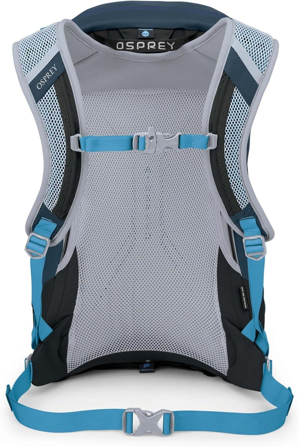 imageOsprey Hikelite 18L Lightweight Hiking Backpack Durable Travel Daypack with Rain Cover for Men and Women Atlas BlueAtlas Blue