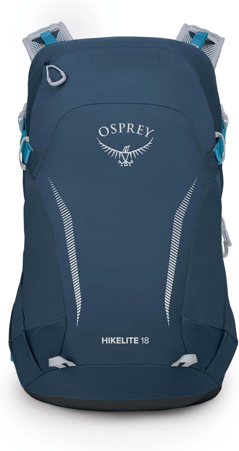imageOsprey Hikelite 18L Lightweight Hiking Backpack Durable Travel Daypack with Rain Cover for Men and Women Atlas BlueAtlas Blue