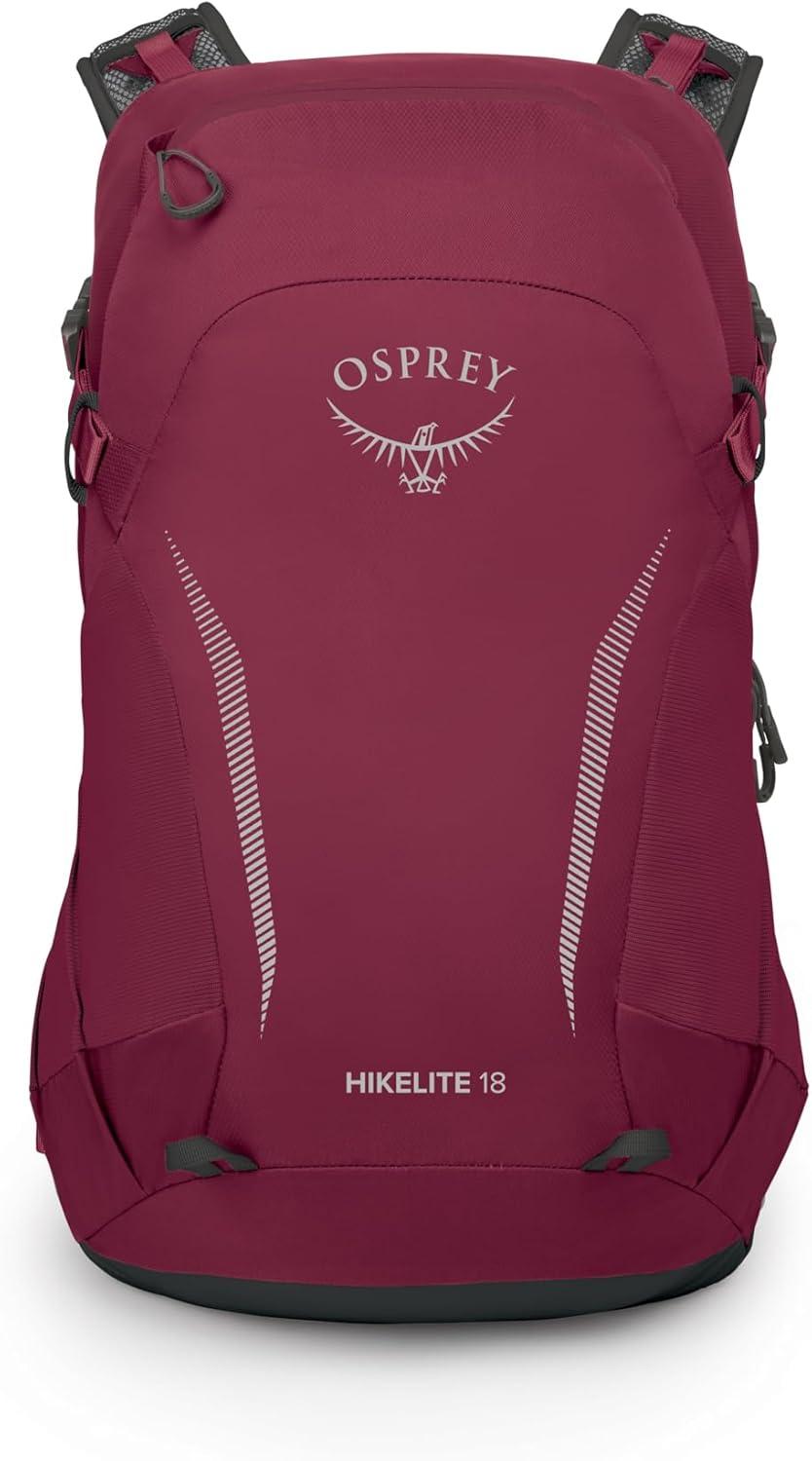 imageOsprey Hikelite 18L Lightweight Hiking Backpack Durable Travel Daypack with Rain Cover for Men and Women Atlas BlueChameleonBlack