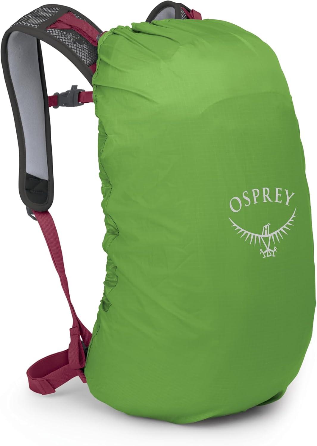 imageOsprey Hikelite 18L Lightweight Hiking Backpack Durable Travel Daypack with Rain Cover for Men and Women Atlas BlueChameleonBlack