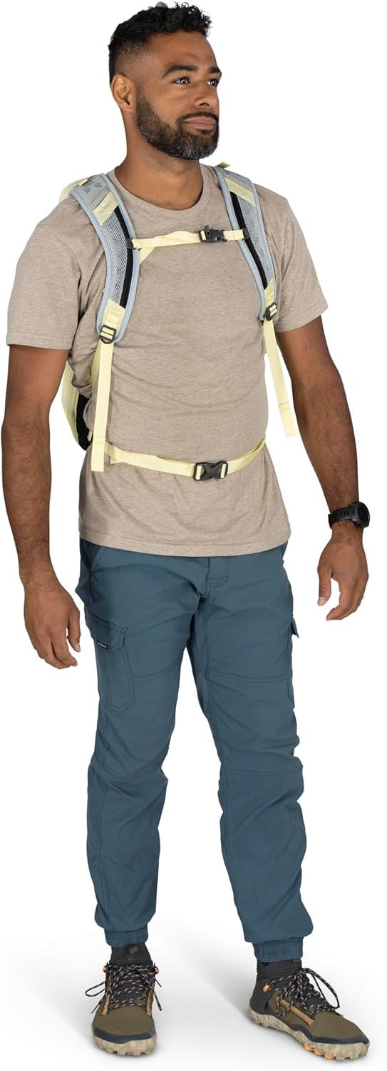 imageOsprey Hikelite 18L Lightweight Hiking Backpack Durable Travel Daypack with Rain Cover for Men and Women Atlas BlueChameleonBlack