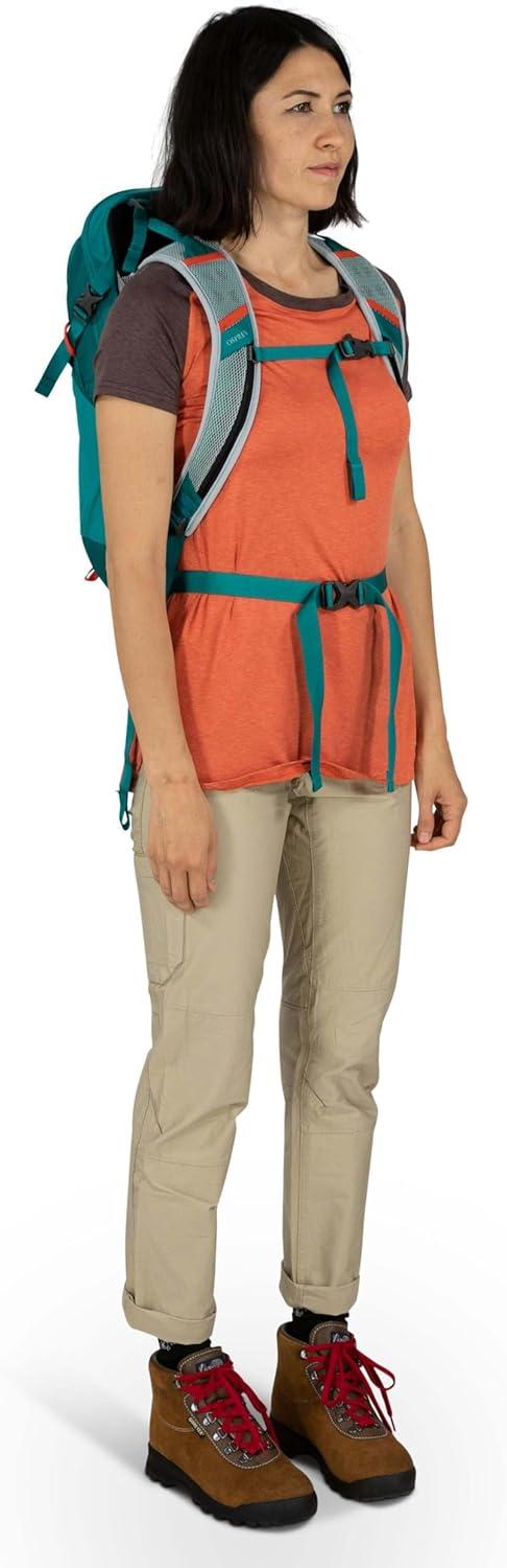 imageOsprey Hikelite 18L Lightweight Hiking Backpack Durable Travel Daypack with Rain Cover for Men and Women BlackBlack