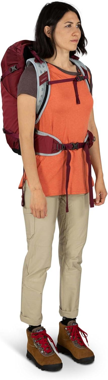 imageOsprey Hikelite 28L Lightweight Hiking Backpack Durable Travel Daypack with Rain Cover for Men and Women Atlas Blue SMAtlas Blue