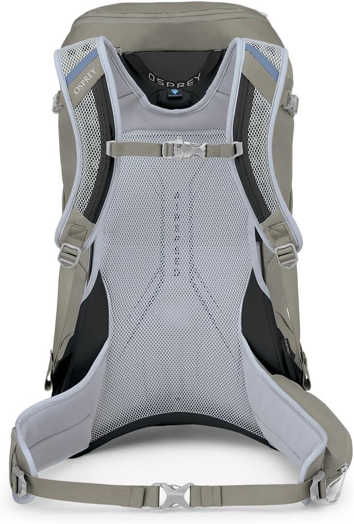 imageOsprey Hikelite 32L Lightweight Hiking Backpack Durable Travel Daypack with Rain Cover for Men and Women Black MLTan Concrete