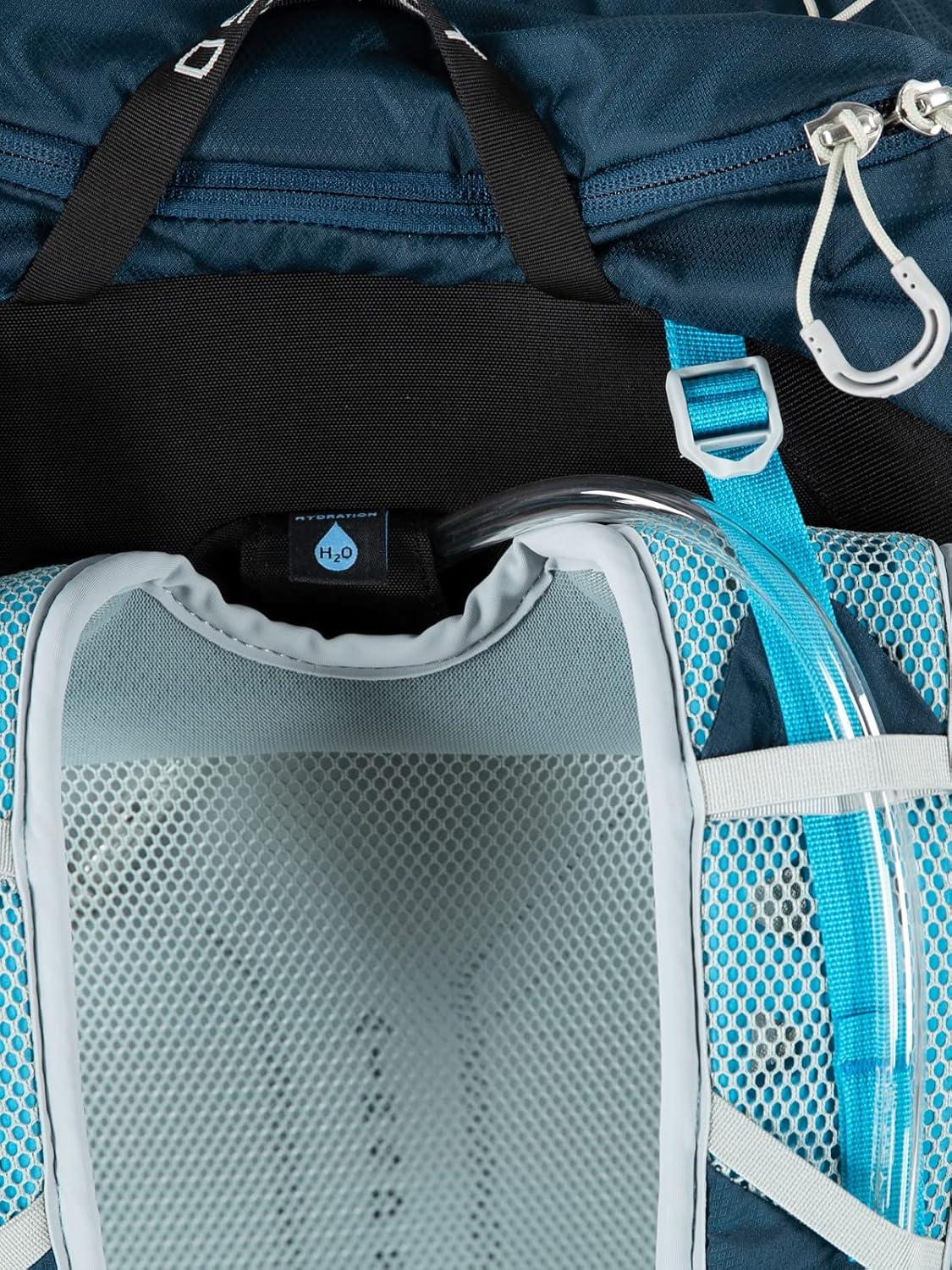 imageOsprey Hikelite 32L Lightweight Hiking Backpack Durable Travel Daypack with Rain Cover for Men and Women Black MLTan Concrete