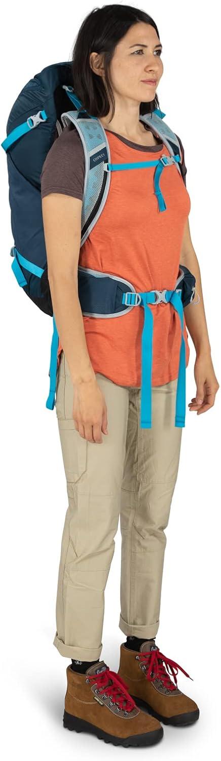 imageOsprey Hikelite 32L Lightweight Hiking Backpack Durable Travel Daypack with Rain Cover for Men and Women Black MLTan Concrete