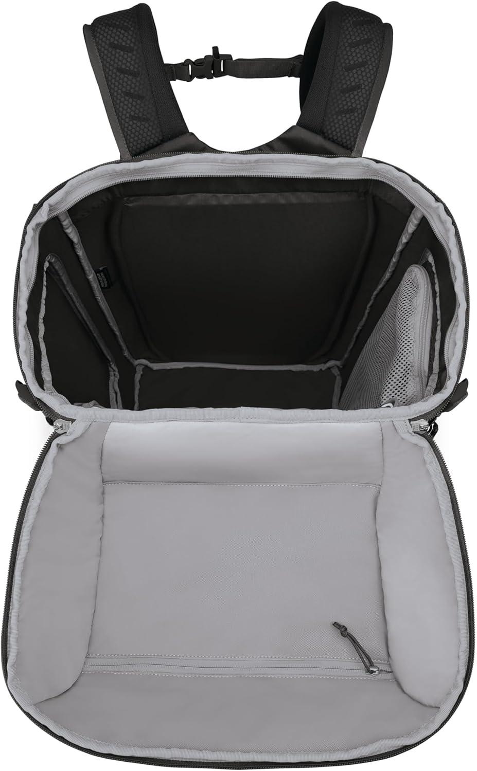 imageOsprey Mountain Bound Ski amp Snowboard Boot Bag Backpack with AirScape Technology and Padded Structure Premium Winter Luggage with Shoe Changing Mat BlackBlack