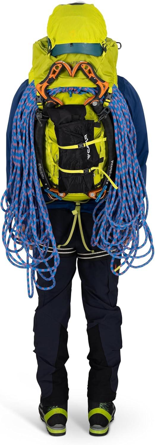 imageOsprey Mutant 38L Climbing and Mountaineering Backpack for Men and Women Blue Flame MediumLargeLemongrass