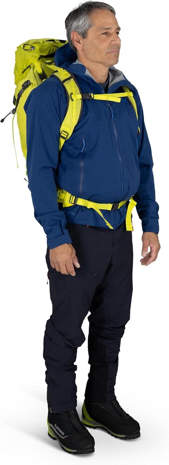 imageOsprey Mutant 38L Climbing and Mountaineering Backpack for Men and Women Blue Flame MediumLargeLemongrass