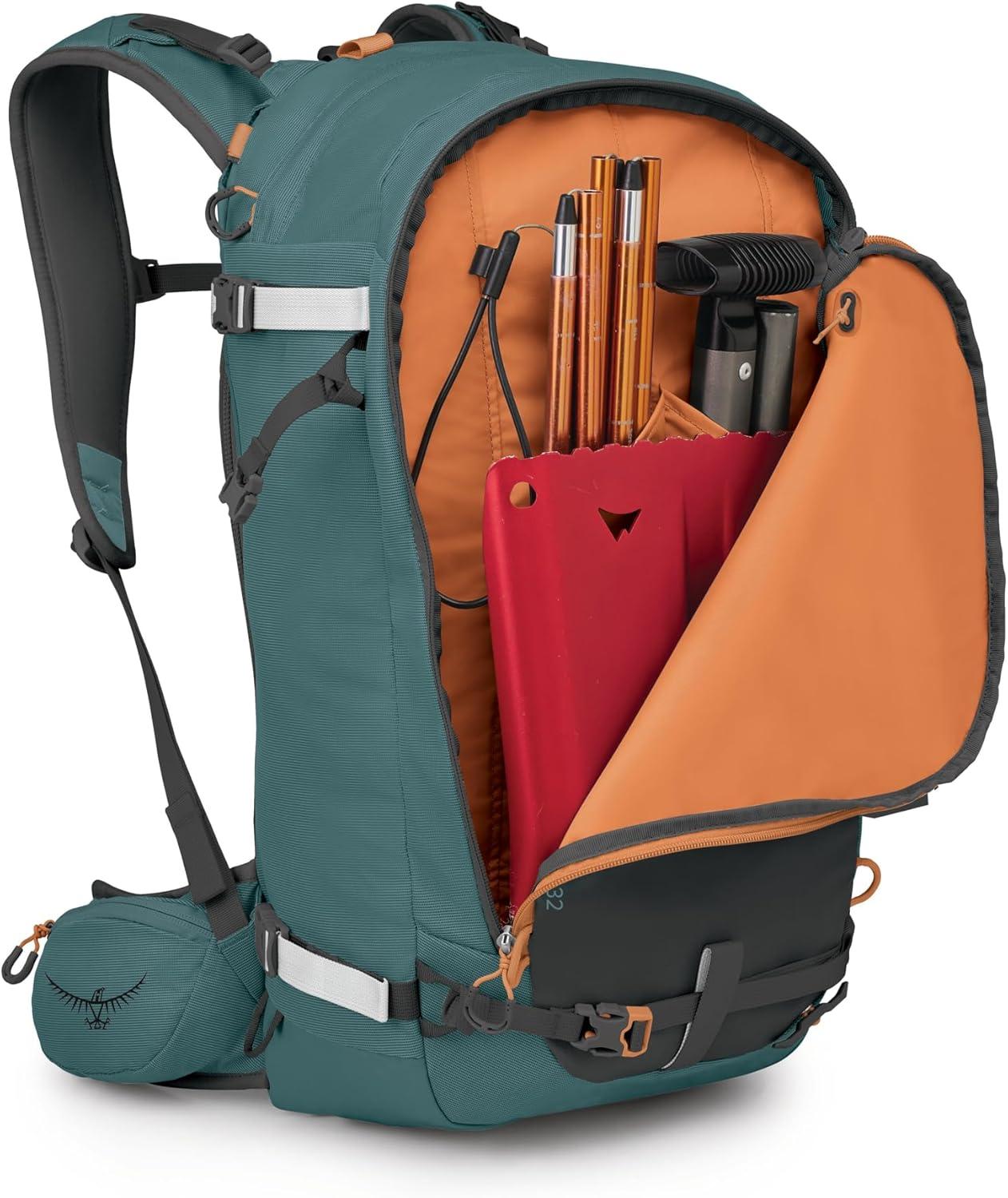 imageOsprey Soelden 32L Ski and Snowboard Backpack Avalanche Gear Carry Lightweight Backcountry Backpack for Men Ski amp Snowboard Carry Made with 100 Recycled Nylon Cascade BlueCascade Blue