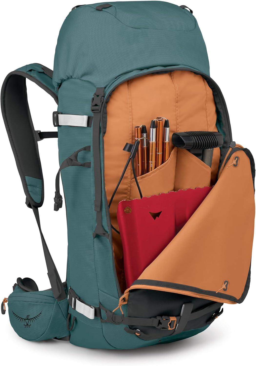 imageOsprey Soelden 32L Ski and Snowboard Backpack Avalanche Gear Carry Lightweight Backcountry Backpack for Men Ski amp Snowboard Carry Made with 100 Recycled Nylon Cascade BlueCascade Blue