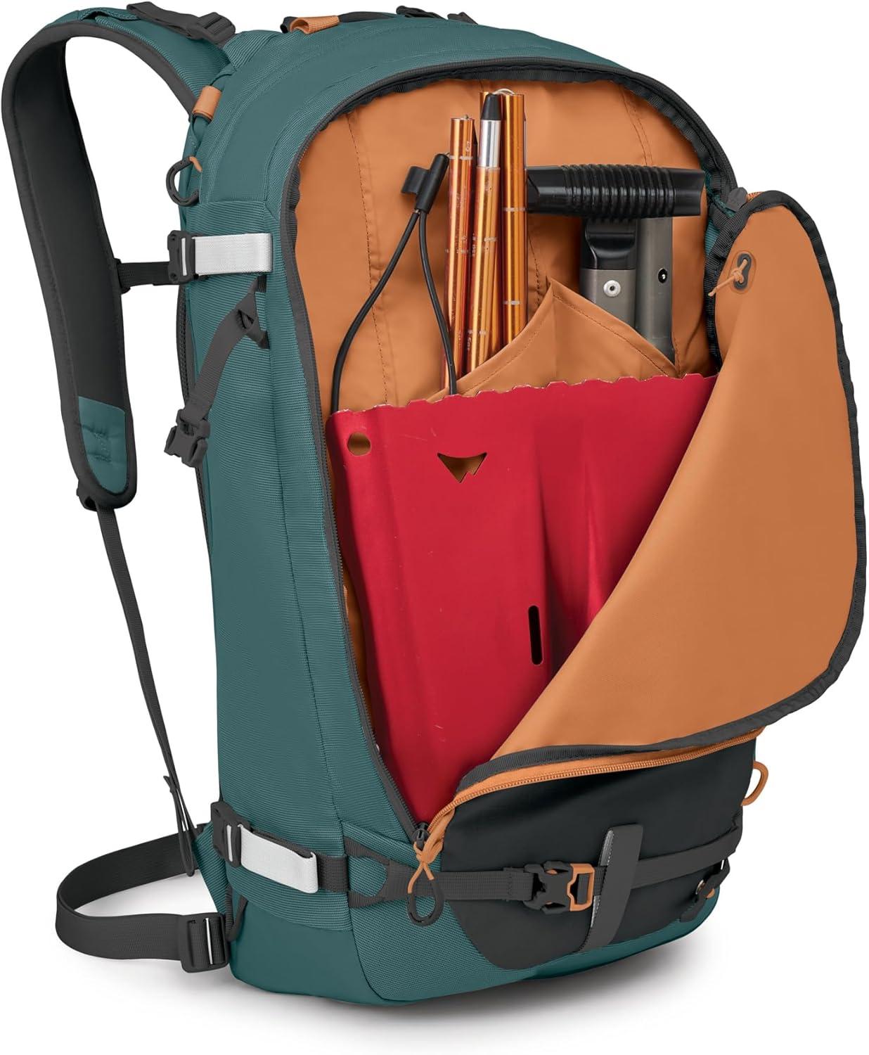 imageOsprey Soelden 32L Ski and Snowboard Backpack Avalanche Gear Carry Lightweight Backcountry Backpack for Men Ski amp Snowboard Carry Made with 100 Recycled Nylon Cascade BlueCascade Blue