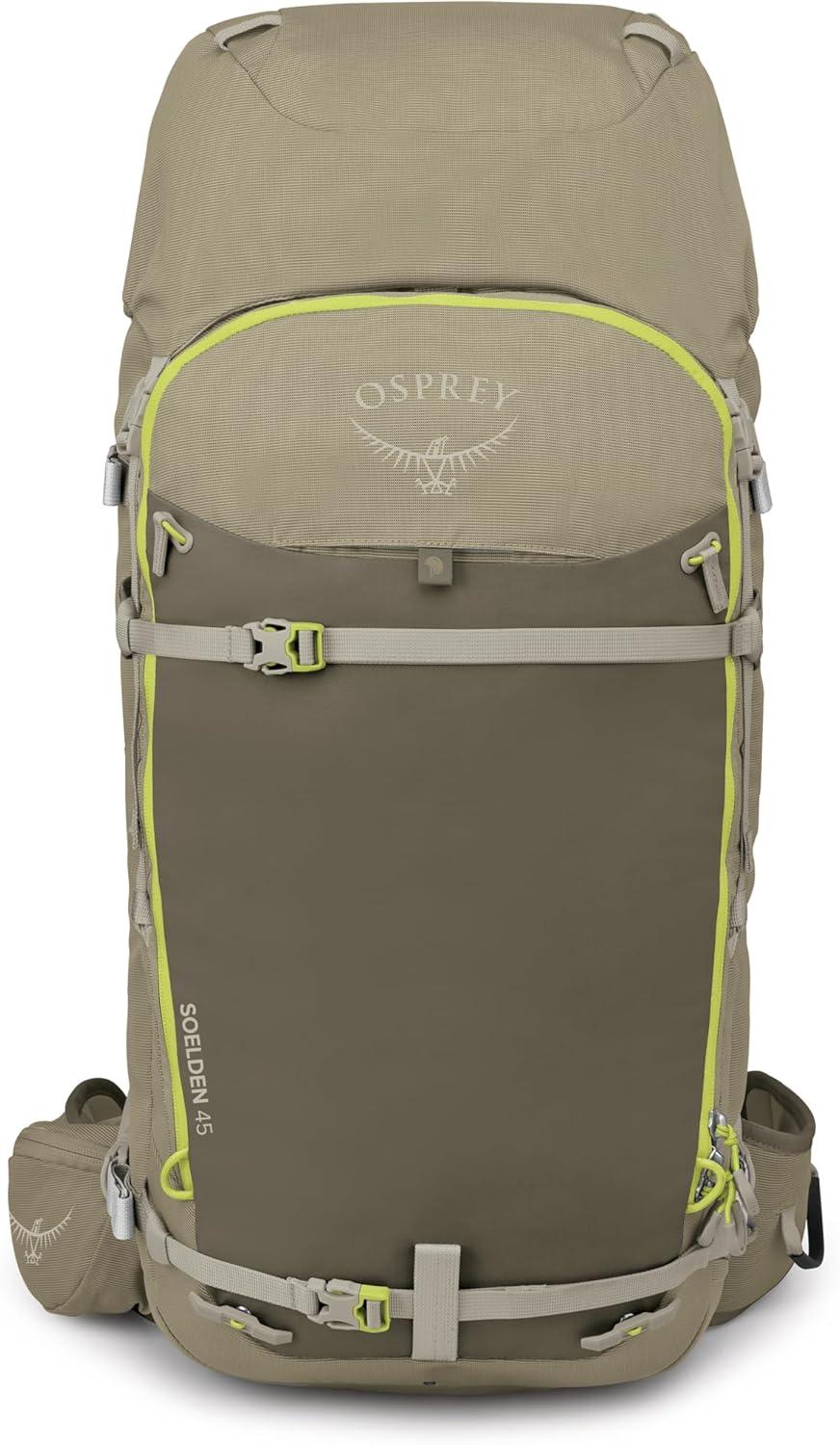 imageOsprey Soelden 32L Ski and Snowboard Backpack Avalanche Gear Carry Lightweight Backcountry Backpack for Men Ski amp Snowboard Carry Made with 100 Recycled Nylon Cascade BlueOlive Tan