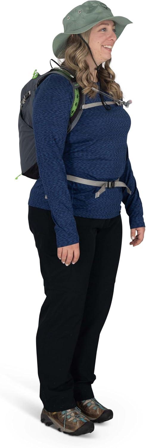 imageOsprey Sportlite 15L Lightweight Hiking Backpack with Hydraulics Reservoir for Men and Women AlkalineHotspot PinkAlkalineHotspot Pink