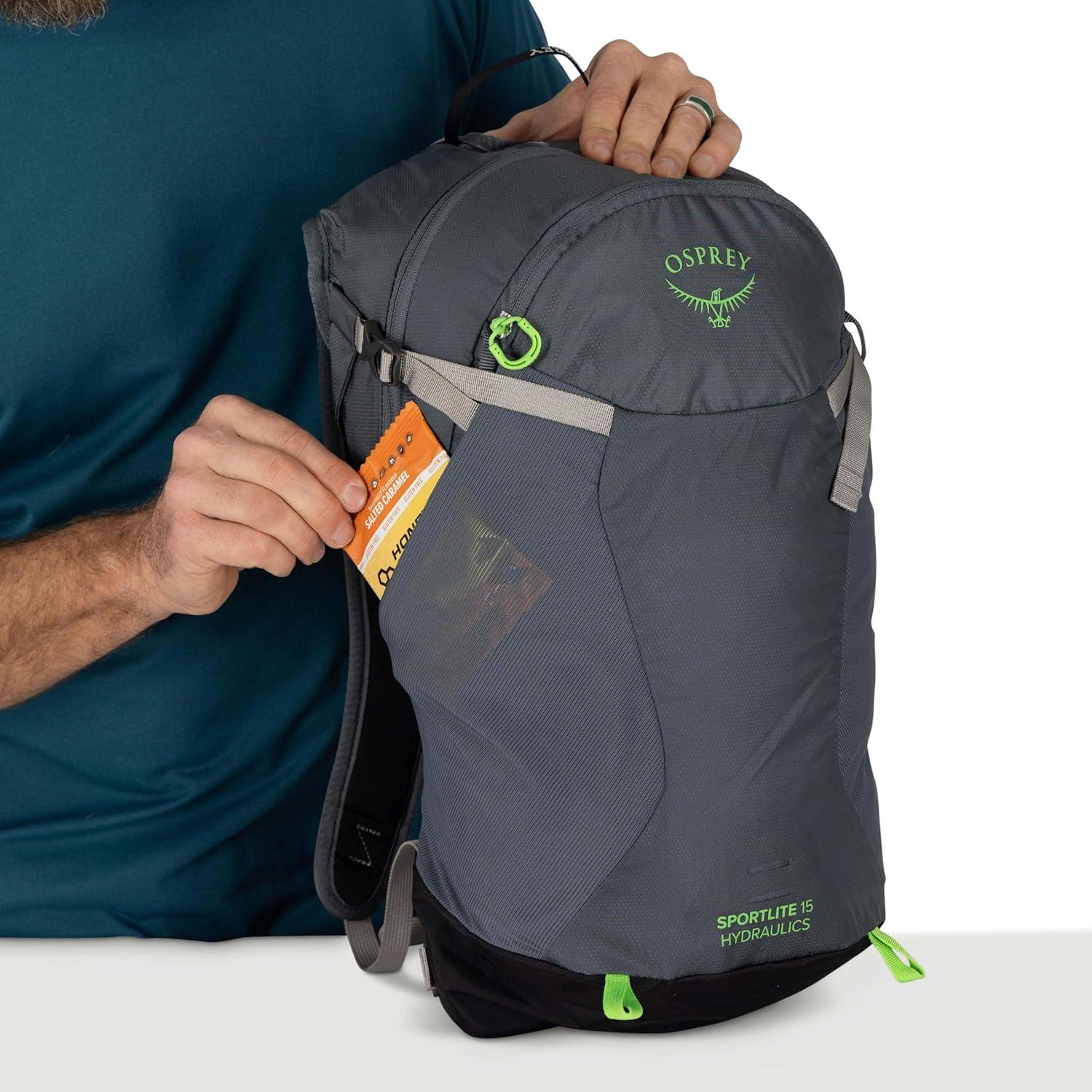 imageOsprey Sportlite 15L Lightweight Hiking Backpack with Hydraulics Reservoir for Men and Women AlkalineHotspot PinkAlkalineHotspot Pink