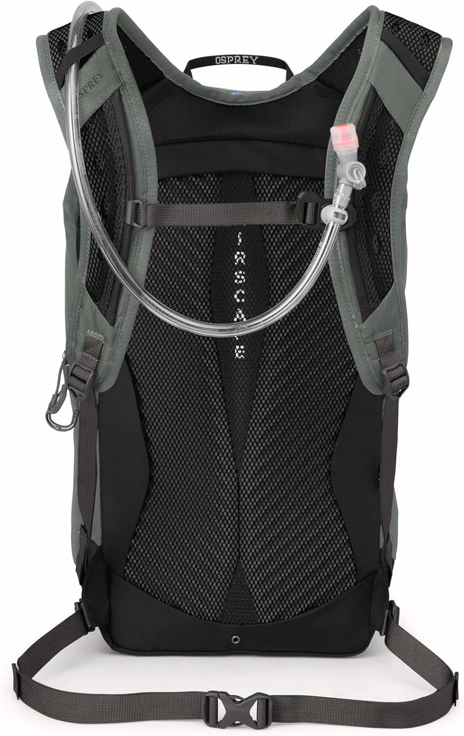 imageOsprey Sportlite 15L Lightweight Hiking Backpack with Hydraulics Reservoir for Men and Women AlkalineHotspot PinkPine Leaf Green