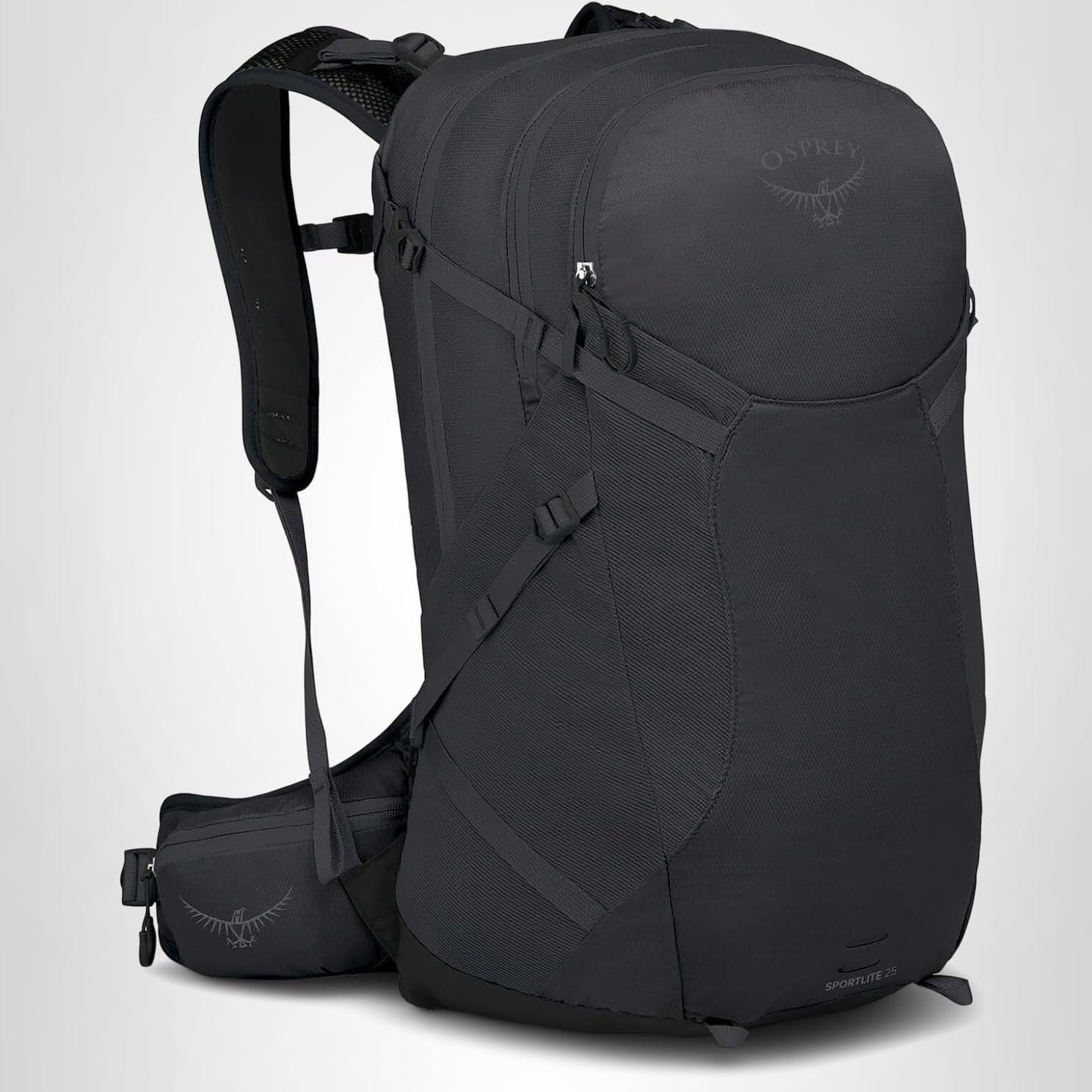 imageOsprey Sportlite 25L Lightweight Hiking Backpack for Men and Women Dark Charcoal Grey MLDark Charcoal Grey