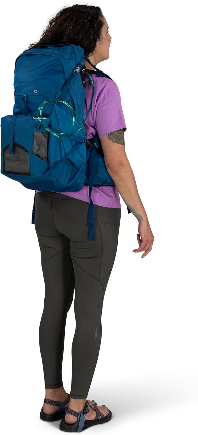 imageOsprey Talon Oxygen Lightweight Hiking Backpack Portable Mobile Oxygen Travel Support Scoria BlueNight ShiftBlackCoal Grey