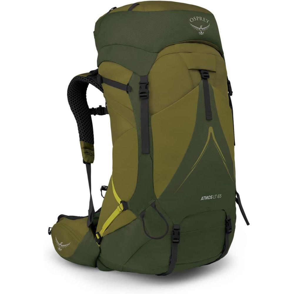 imageOsprey Atmos AG LT 65L Mens Backpacking Backpack Scenic ValleyGreen Peppercorn SMScenic ValleyGreen Peppercorn