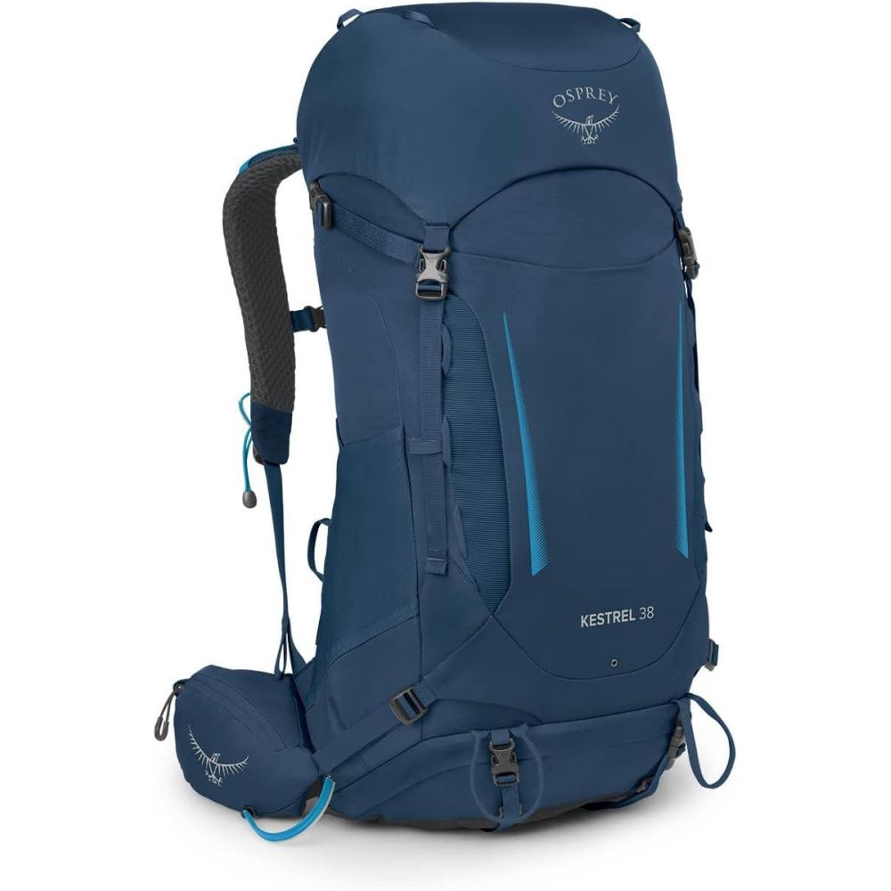 imageOsprey Kestrel 38L Mens Backpacking Backpack Atlas Blue SMAtlas Blue