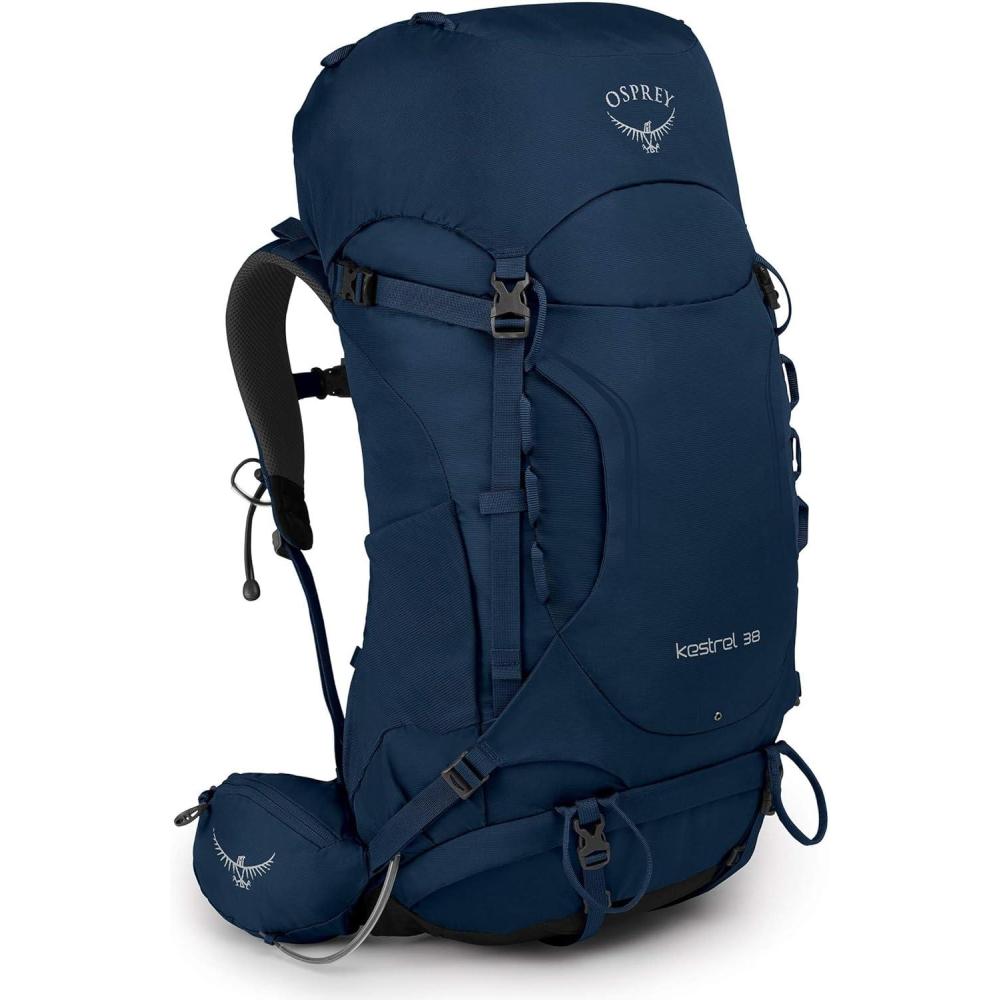 imageOsprey Kestrel 38L Mens Backpacking Backpack Atlas Blue SMLoch Blue