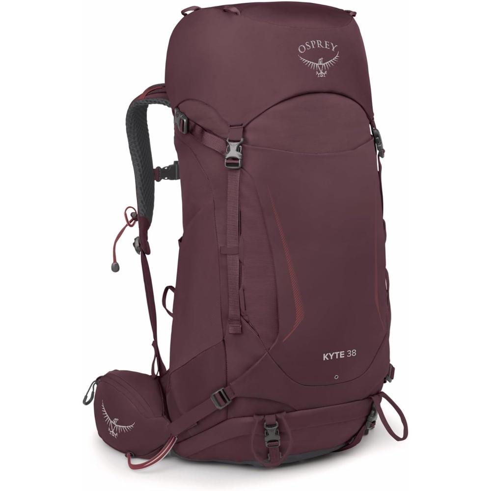 imageOsprey Kyte 38L Womens Backpacking Backpack with Hipbelt Black WXSSElderberry Purple