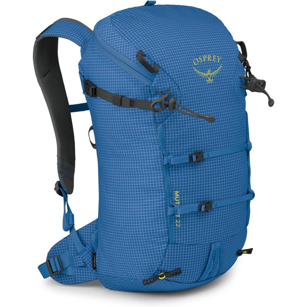 imageOsprey Mutant 22L Climbing and Mountaineering Unisex Backpack Tungsten GreyBlue Flame