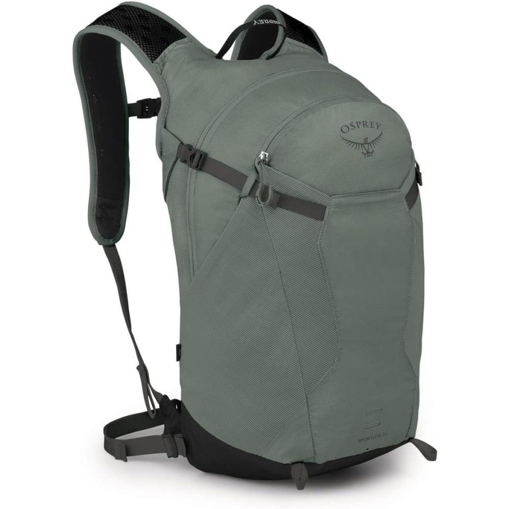 imageOsprey Sportlite 20L Unisex Hiking Backpack Dark Charcoal GreyPine Leaf Green
