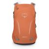 Osprey Hikelite 18L Lightweight Hiking Backpack – Durable Travel Daypack with Rain Cover for Men and Women, Black(Koi Orange/Blue Venture)