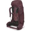 Osprey Kyte 58L Women’s Backpacking Backpack with Hipbelt, Black, WXS/S(Elderberry Purple)
