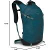 Osprey Sportlite 15L Unisex Hiking Backpack, Pine Leaf Green(Night Jungle Blue)