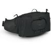 Osprey Talon 6L Men’s Lumbar Hiking Waist Pack – Fanny Pack with Water Bottle Holders(Black/Coal Grey)
