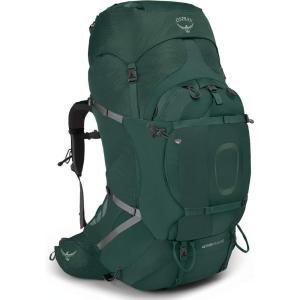 Osprey Aether Plus 100L Men’s Backpacking Backpack, Black, S/M(Axo Green)