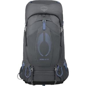 Osprey Aura AG 50L Women’s Backpacking Backpack, Enchantment Purple, WM/L(Tungsten Grey)