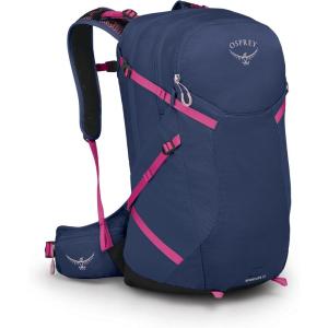 Osprey Sportlite 25L Lightweight Hiking Backpack for Men and Women, Dark Charcoal Grey, M/L(Alkaline/Hotspot Pink)