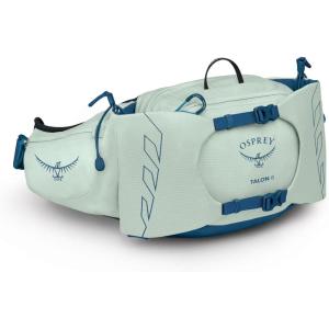 Osprey Talon 6L Men’s Lumbar Hiking Waist Pack – Fanny Pack with Water Bottle Holders(Frosty Mint Green/Night Shift)