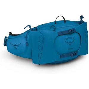 Osprey Talon 6L Men’s Lumbar Hiking Waist Pack – Fanny Pack with Water Bottle Holders(Scoria Blue/Night Shift)
