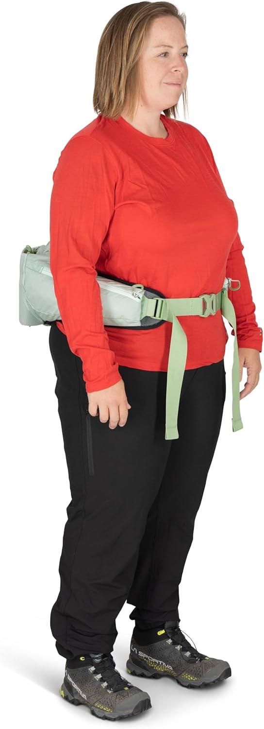 imageOsprey Tempest 6L Womens Lumbar Hiking Waist Pack Fanny Pack with Water Bottle HoldersBlackCoal Grey