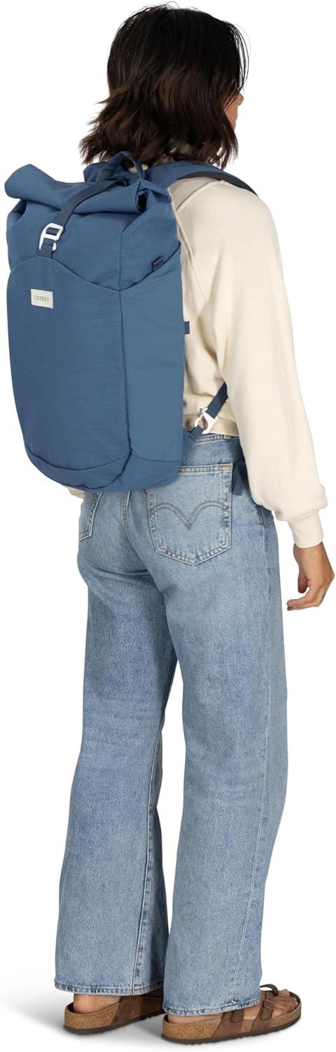 imageOsprey Arcane Roll Top Commuter Backpack Stargazer BlueNirvana Blue Heather