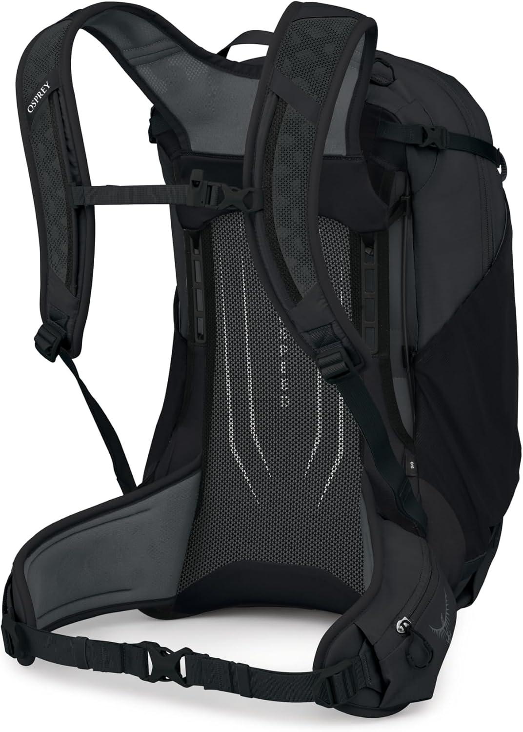 imageOsprey Hikelite 18L Durable Hiking Backpack Travel Daypack with Rain Cover for Men and Women Olive TanRaven Black