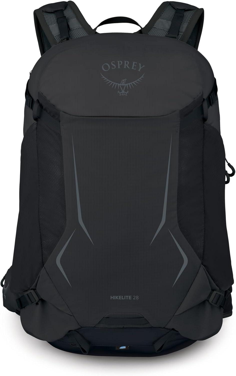 imageOsprey Hikelite 18L Durable Hiking Backpack Travel Daypack with Rain Cover for Men and Women Olive TanRaven Black