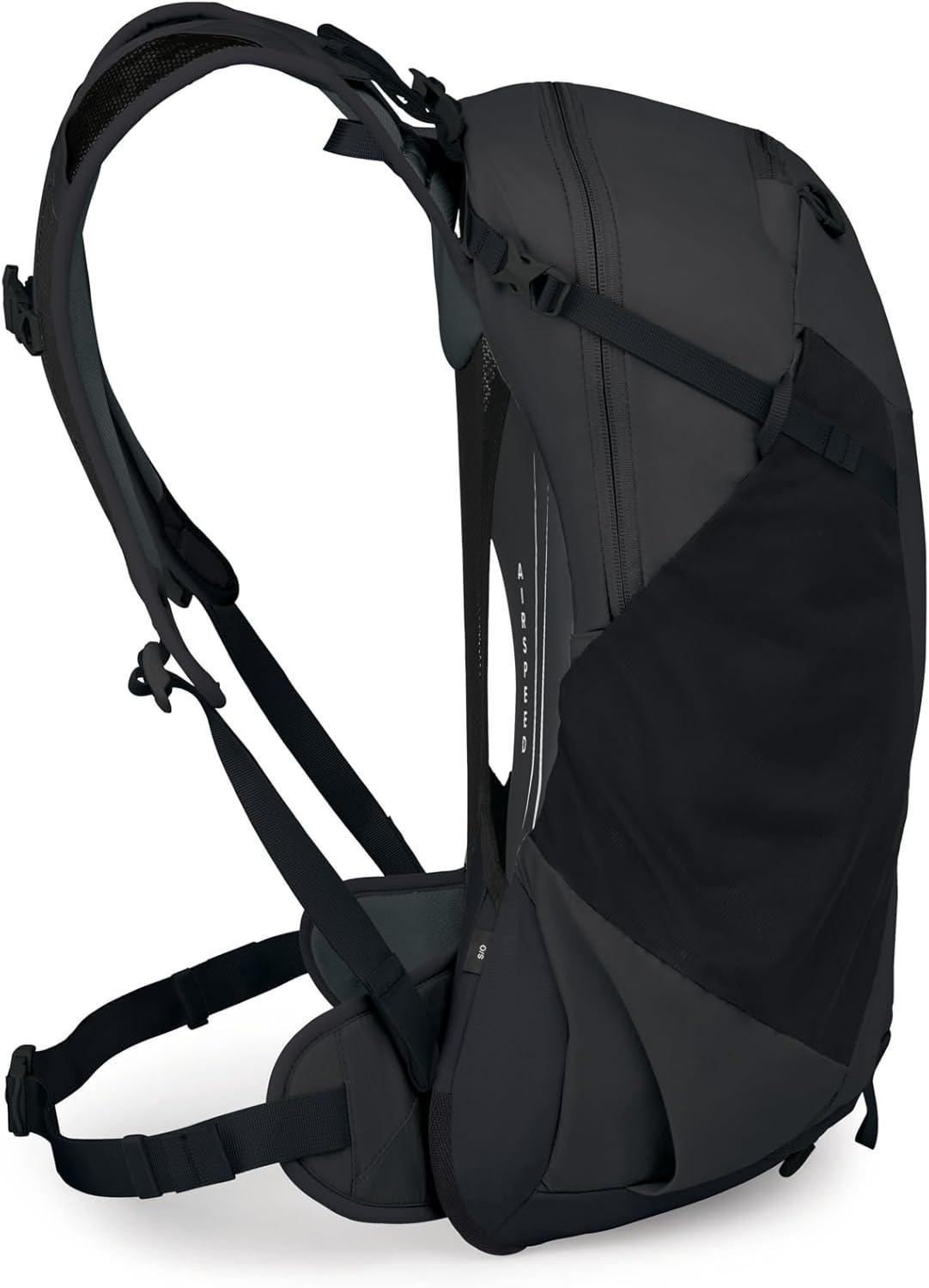 imageOsprey Hikelite 18L Durable Hiking Backpack Travel Daypack with Rain Cover for Men and Women Olive TanRaven Black