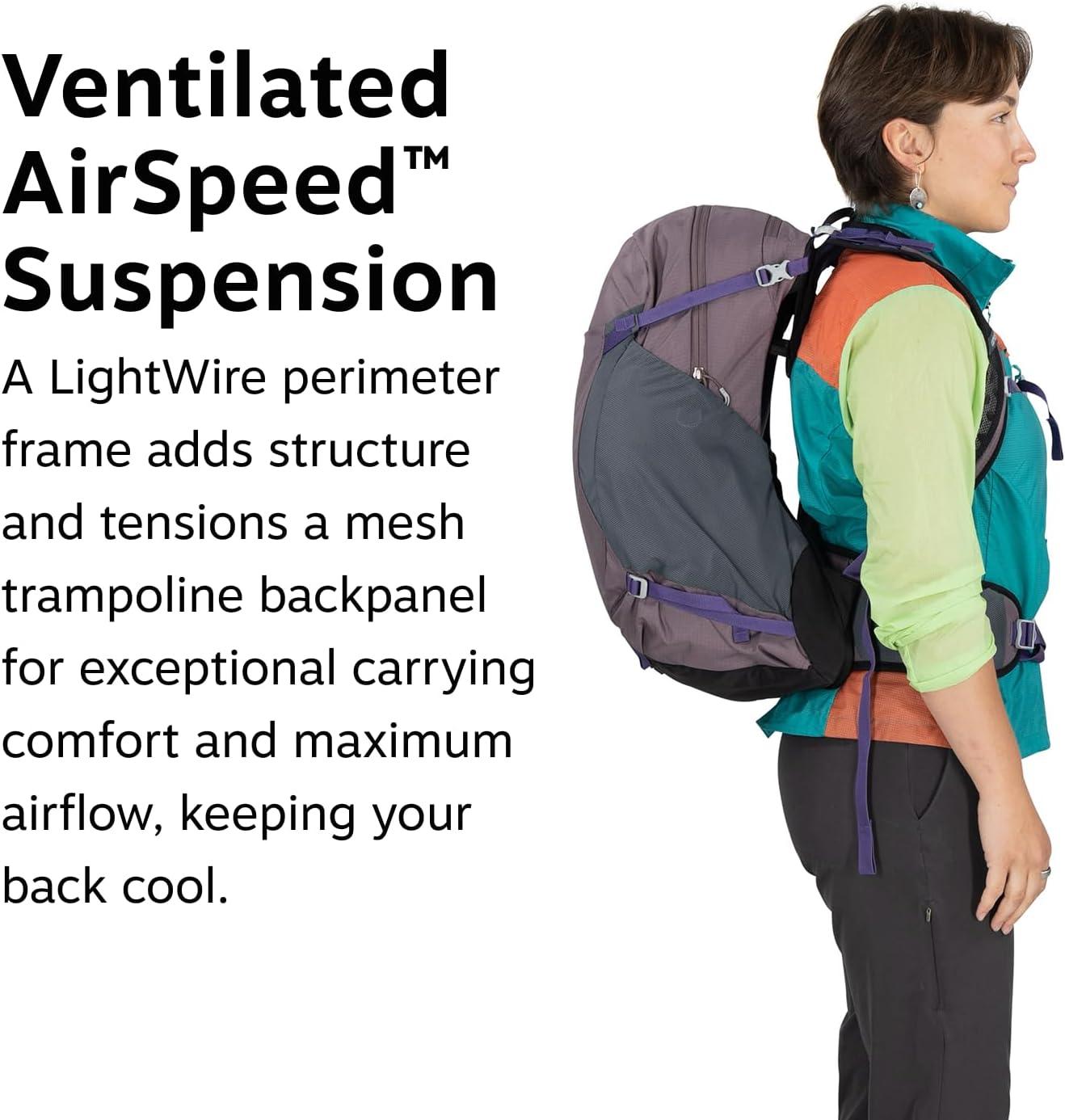 imageOsprey Hikelite 18L Durable Hiking Backpack Travel Daypack with Rain Cover for Men and Women Olive TanRaven Black