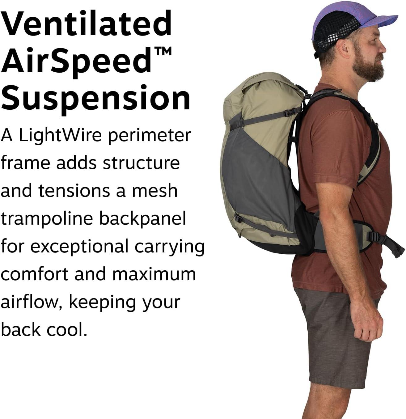 imageOsprey Hikelite 18L Durable Hiking Backpack Travel Daypack with Rain Cover for Men and Women Olive TanRaven Black